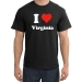 I Heart Virginia T-shirt - I Love Virginia Tee